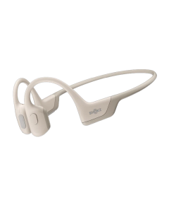 Shokz OpenRun Pro open ear in beige sold by Technomobi