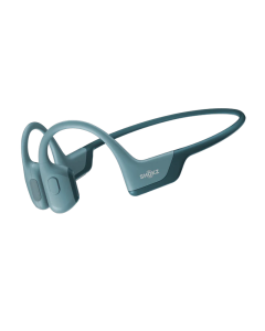 Shokz OpenRun Pro open ear in blue sold by Technomobi