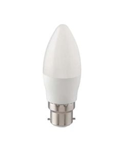 Switched 5W Candle LED Light Bulb B22 sold by Technomobi