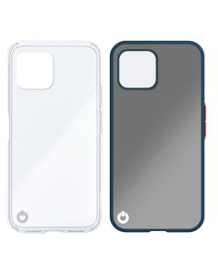 Toni Twin Prism/Merge Case Apple iPhone 13 Pro in Clear and blue sold by technomobi