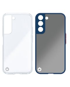 Toni Twin Prism/Merge Case Samsung Galaxy S21 FE in Clear and Blue sold by Technomobi