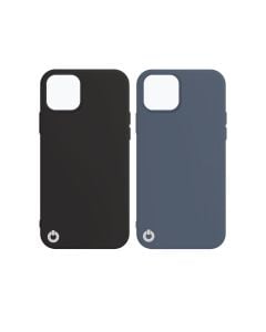 Toni Twin Silicone Apple iPhone 13 Mini in Black and Blue sold by Technomobi