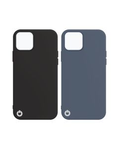 Toni Twin Silicone Case Apple iPhone 13 Pro in Black and Blue sold by Technomobi