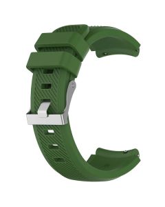 Toni Silicone Buckle Watch Strap 20mm in Green sold by Technomobi