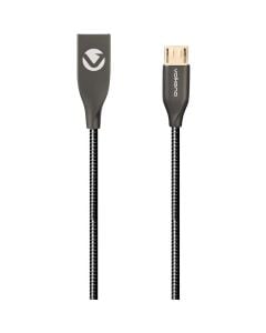 Volkano Iron Series Round Metallic Spring Micro USB Cable by Technomobi