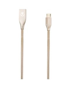 Volkano Iron Series Round Metallic Spring Micro USB Cable by Technomobi