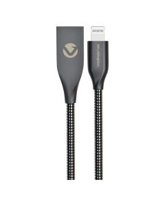 Volkano Iron Round Metallic Spring MFI Lightning Cable by Technomobi