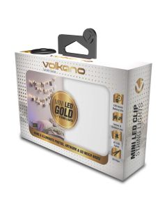 Volkano Twinkle Series GOLD Photo Clips with LED Lights by Technomobi