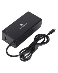 Volkano Brio Plus Series Type C Laptop Charger with USB by Technomobi