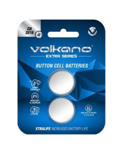 Volkano Extra Series CR2016 Pack of 2 Batteries sold by Technomobi