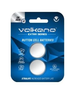 Volkano Extra Series CR2025 Pack of 2 Batteries by Technomobi